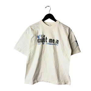 University of Northern Iowa T Shirt Adult White L Large Movement Graphic Tee